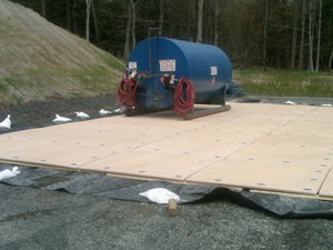 Megadeck is ideal for oil field matting